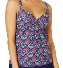 Island Escape Heaven Sent Scorpio Tankini Top Size 16