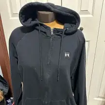 Under Armour All Black XL Full ZIP Hoodie