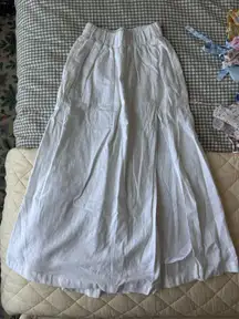 Abercrombie linen maxi skirt 