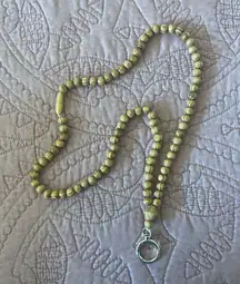 Wooden Beaded Breakaway Lanyard