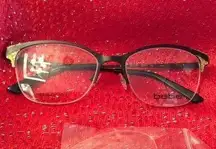 New Frames Eye Wear glasses Womens Bebe Jet with gold bling