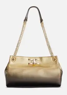 INC‎ International Concepts Gold Ombre Chain Strap Shoulder Bag Purse