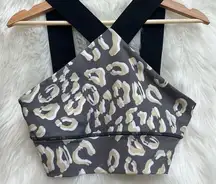 Vimmia Leopard Pop printed halter bra