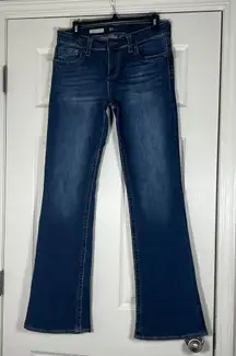 KUT From The Kloth Natalie High Rise Bootcut Women's Dark Wash Denim Jeans Sz 8 