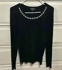 Express Embellished Sweater