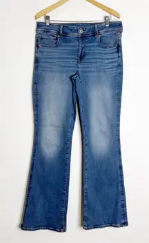 American Eagle Kick Boot Jeans Size 12 Regular Next Level Stretch