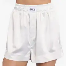 Bride silk shorts