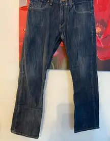 Levi’s 514 Women’s 31x30 Blue Jeans Cargo Stitching Pockets Low Rise