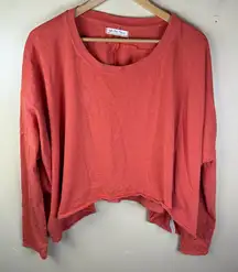 Free People Size Large We the Free CeCe‎ Boho Flowy Top Streetwear Outdoor