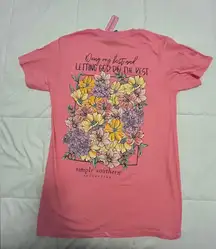 Simply Southern “Doing My Best and Letting God Do The Rest”. Size S. Pink