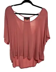 POL Pink Oversized Blouse‎