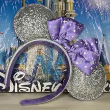 Disney parks Lilac celestial Tomorrowland Minnie Mouse ears