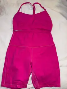 Lululemon Flow Y Bra & Align Shorts set 