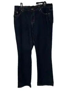 ROCAWEAR Jeans Gold Sequin Pockets  Women’s Size SZ 16* Boot Leg Denim