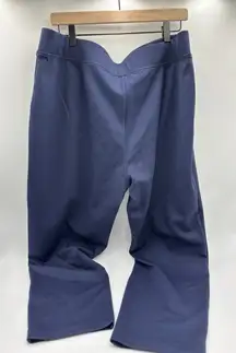 Chicos Pants Size XL R Blue‎ Pull On Juliet Slim Leg Ankle Pant Stretch Comfy