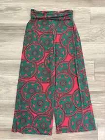 Tracy Negoshian Wide Leg Printed Pants