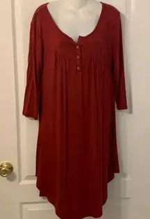 Ladies size Med Dress in Dark Red NWOT very soft