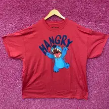 Disney Lilo & Stitch Hangry Stitch Animated Movie Red T-Shirt 2XL