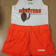 B71 #2 Sexy Hooters Girl Worn Uniform Tank/Shorts From Atlantic City NJ Small