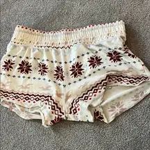 Hollister Beige and Tan Patterned Shorts