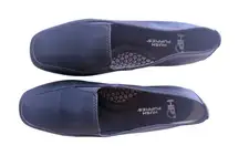 Hush Puppies Womens Heaven Loafers Leather black Shoes Size 8.5 H55540