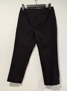 NEW Soft Surroundings Capri Pants PXS Black Stretch Tummy Smoothing Travel