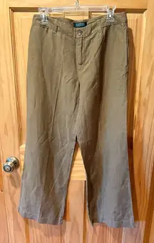Lauren Ralph Lauren women's linen and silk blend
pants size 6P