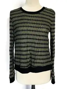 Lush Long Sleeve Pullover Sweater Olive Green XS