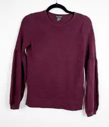 CLUB Monaco Wool Sweater Maroon Sz XS‎