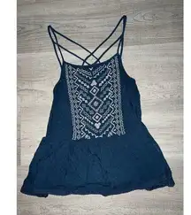 Tank top blouse Cami Embroidered Top