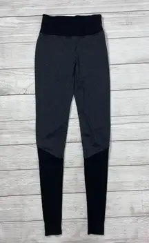 color block leggings Black and grey women size XS
