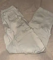 Beige Cargo Pants 