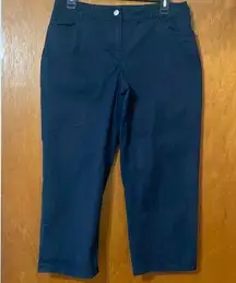 Kate Hill Size 8 Blue Capris.