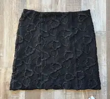 Reformation Berlin Knit Black Skirt Size XS
