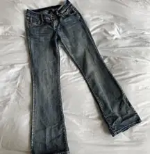 Low Rise Flare Bootcut Jeans Y2K Early 2000's Women's Size 7