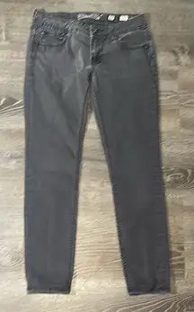 Miss Me Women's Skinny Black Sequin Pocket Jeans Size 27‎