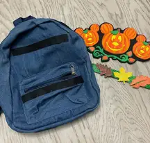 Halloween Mickey pumpkin jean backpack