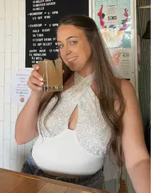 White sequin bodysuit 