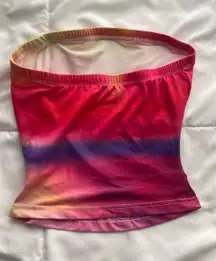 SheIn Colorful Tube Top