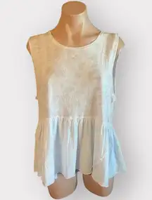 By Free People Medium Anytimeombre Babydoll Tank Top