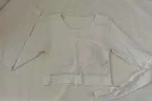 Lululemon ribbed cropped longsleeve with built in bra size women’s 4