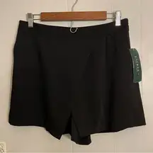 Ralph Lauren vintage black skort shorts 90s Y2K size 2 NEW WITH TAGS