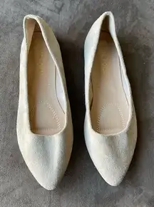 🆕 Chase + Chloe Faux Suede Pointed Toe Flats