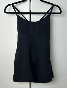 Lululemon Open Back Criss Cross Tank Top in Black