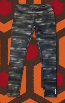 Grey Print Women’s Active Running Leggings