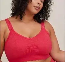 Torrid Curve Bralite Unlined 4-Way Stretch Lace Bralette 