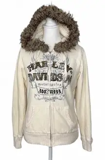 Harley Davidson Fur Hoodie