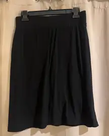 Merona Classic Black A-Line Skirt with built in shorts