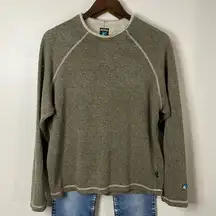 Kuhl Olive Green Long Sleeve Crewneck Sweater Size S