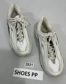 Womans Reebok Dynamic Cushioning Plus 7.5 White Lace Up Sneakers